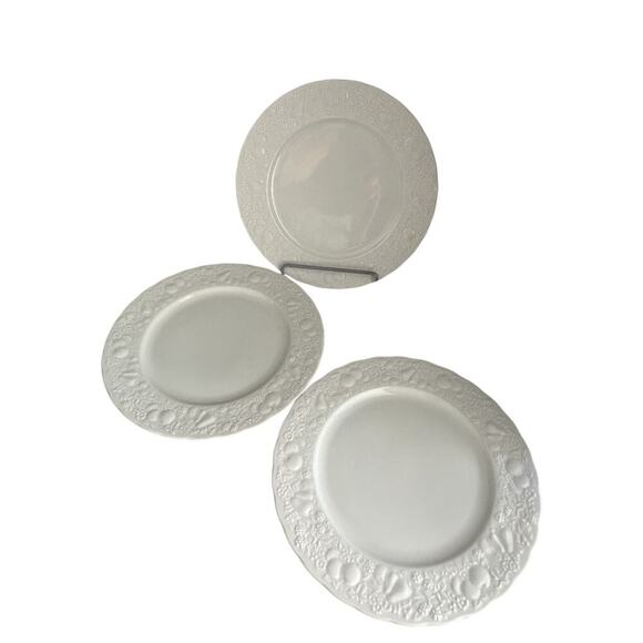 (3) Harmony House 10” Dinner Plates "BOUNTY" Fine China 3516 Japan Vintage Fruit - Picture 3 of 6